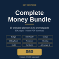 Complete Money Bundle — All 10 Printable Planners & AI Prompt Packs (304 Pages)