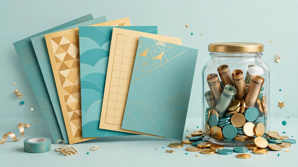 Savings Challenge Bundle — 15 Printable Savings Trackers (52-Week, 100 Envelope & More)