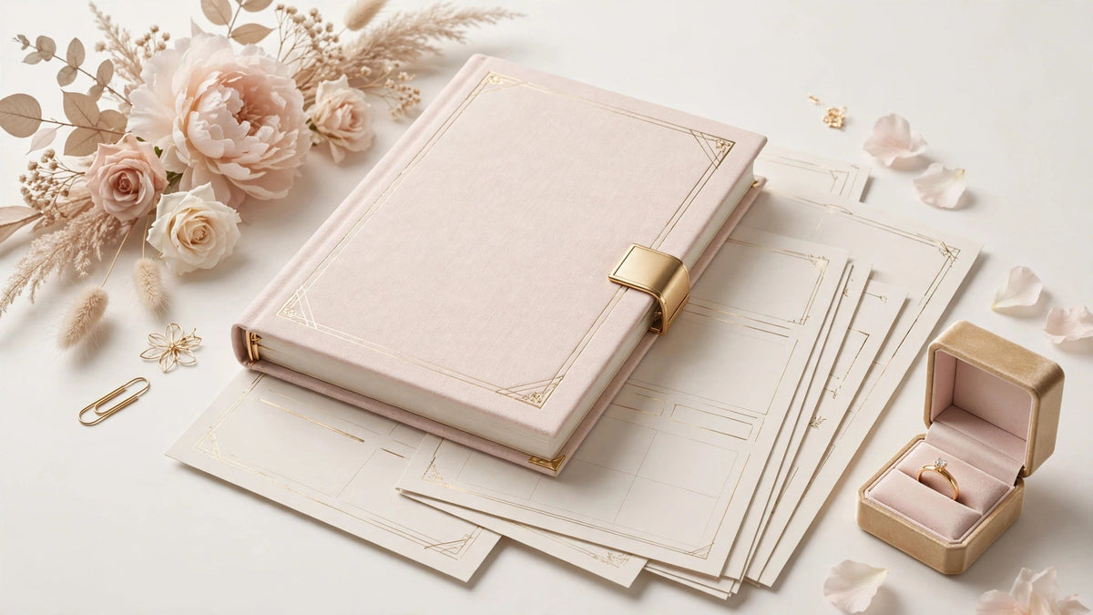 Wedding Budget Planner — 30-Page Printable Wedding Budget & Vendor Planner